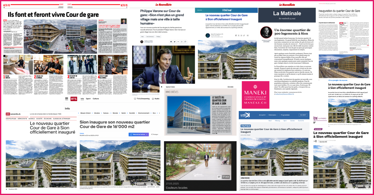 Sélection de parutions suite à l'inauguration officielle